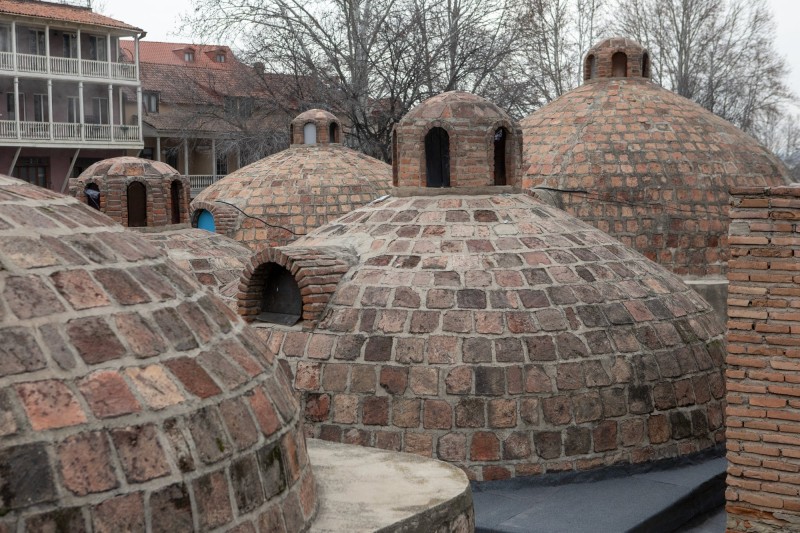 Historical Sulefur Baths in Old TBILISI