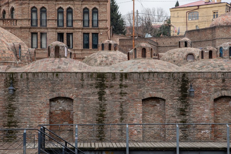 Historical Sulefur Baths in Old TBILISI